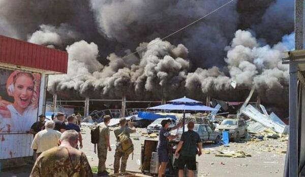 Ukrayna Donetskdə mühüm obyekti vurdu – Video