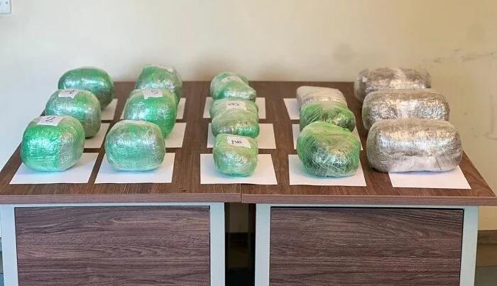 Dövlət sərhədində 593 kq narkotik aşkarlandı