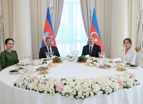 İlham Əliyevin adından Manetin şərəfinə nahar verildi