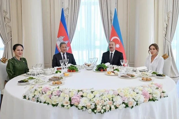 İlham Əliyevin adından Manetin şərəfinə nahar verildi
