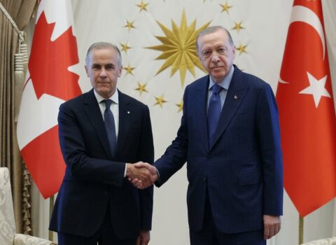 Kanadanın Baş naziri Ankaraya getdi – Video