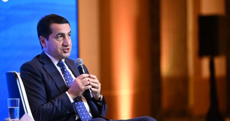 Hikmət Hacıyev: Xəzər Azərbaycanı və Mərkəzi Asiyanı ayırmır, birləşdirir