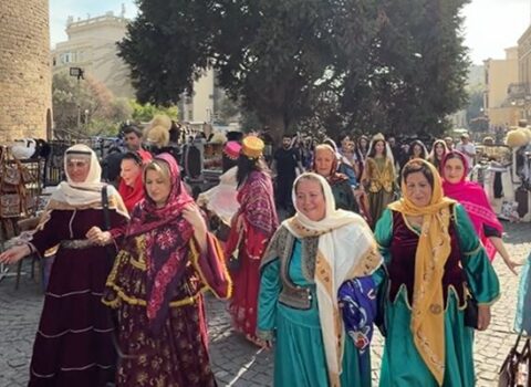 Bakıda “Kəlağayı” yürüşü – VİDEO