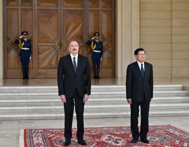 Prezident İlham Əliyevin Laos Prezidenti ilə geniş tərkibdə görüşü oldu