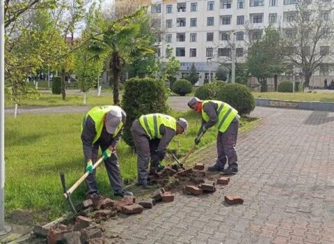 Lənkəranda parkda işlədilər fəhlələrin maaşı verilmədi: Şirkət cərimələndi
