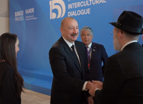 Prezident qonaqlarla görüşdü – VİDEO