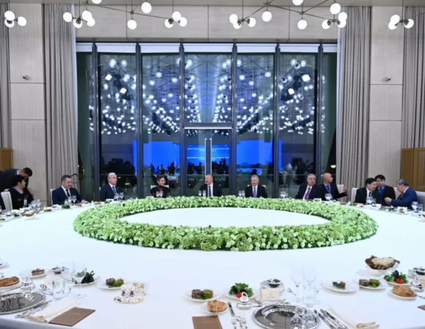 Prezident İlham Əliyevin adından AQEM-in 7-ci Zirvə Görüşünün iştirakçılarının şərəfinə şam yeməyi verilib – Foto
