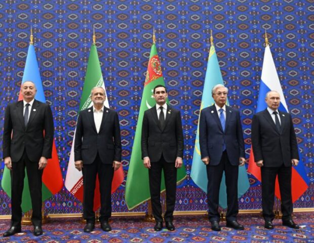 Türkmənbaşı şəhərində Xəzər Ekoloji Sammitinin geniş tərkibdə iclası keçirilir – FOTO