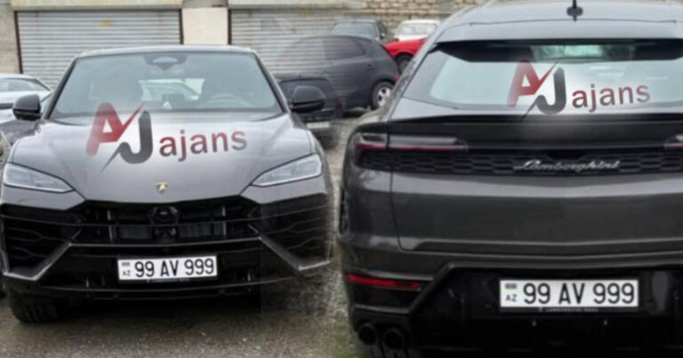 Bakıda 99-AV-999 nömrəli Lamborghini saxlanıldı –Sürücü görün KİM İMİŞ