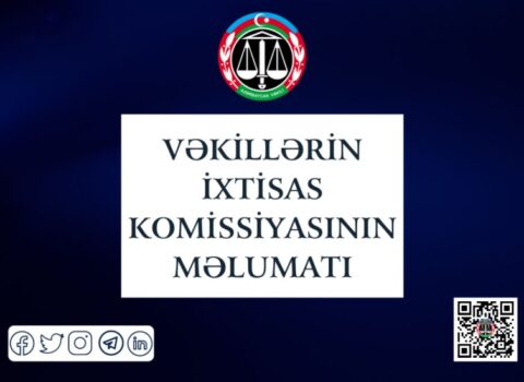Vəkilliyə qəbul üzrə şifahi müsahibə mərhələsinin nəticələri açıqlandı