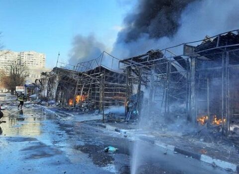 Rusiya Xarkovu vurdu: 3 ölü, 25 yaralı