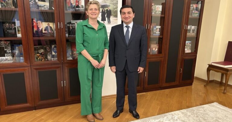 Marianne De Yonq Hikmət Hacıyevlə görüşdü